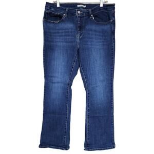 Levi's Dark Wash Size 16 Bootcut Blue Jeans